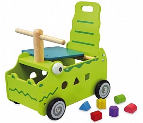 Сортер-каталка I'm Toy Крокодил с фигурками (I'M Toy, 87630)